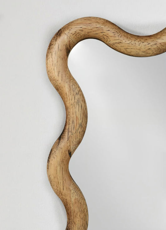 Gammabest Tilore Rectangular Oak Wood Wall Mirror 55x40 cm